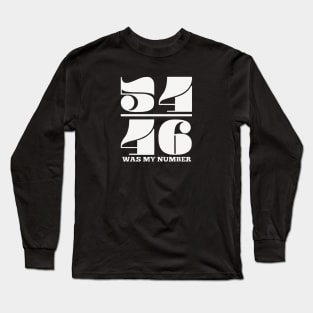 Toots And The Maytals 54 46 Was My Number Long Sleeve T-Shirt